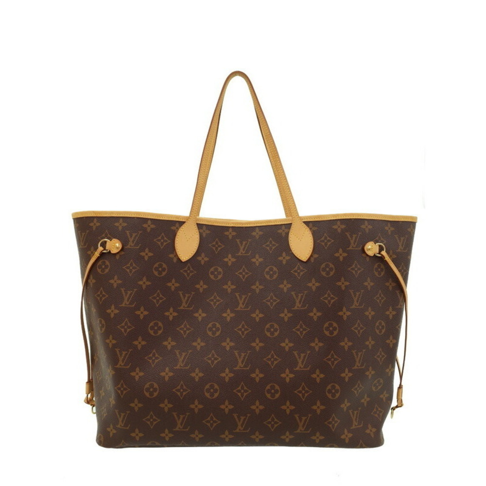 Louis Vuitton Bag Neverfull Leather Monogram Tote Brown - Picture 2 of 8